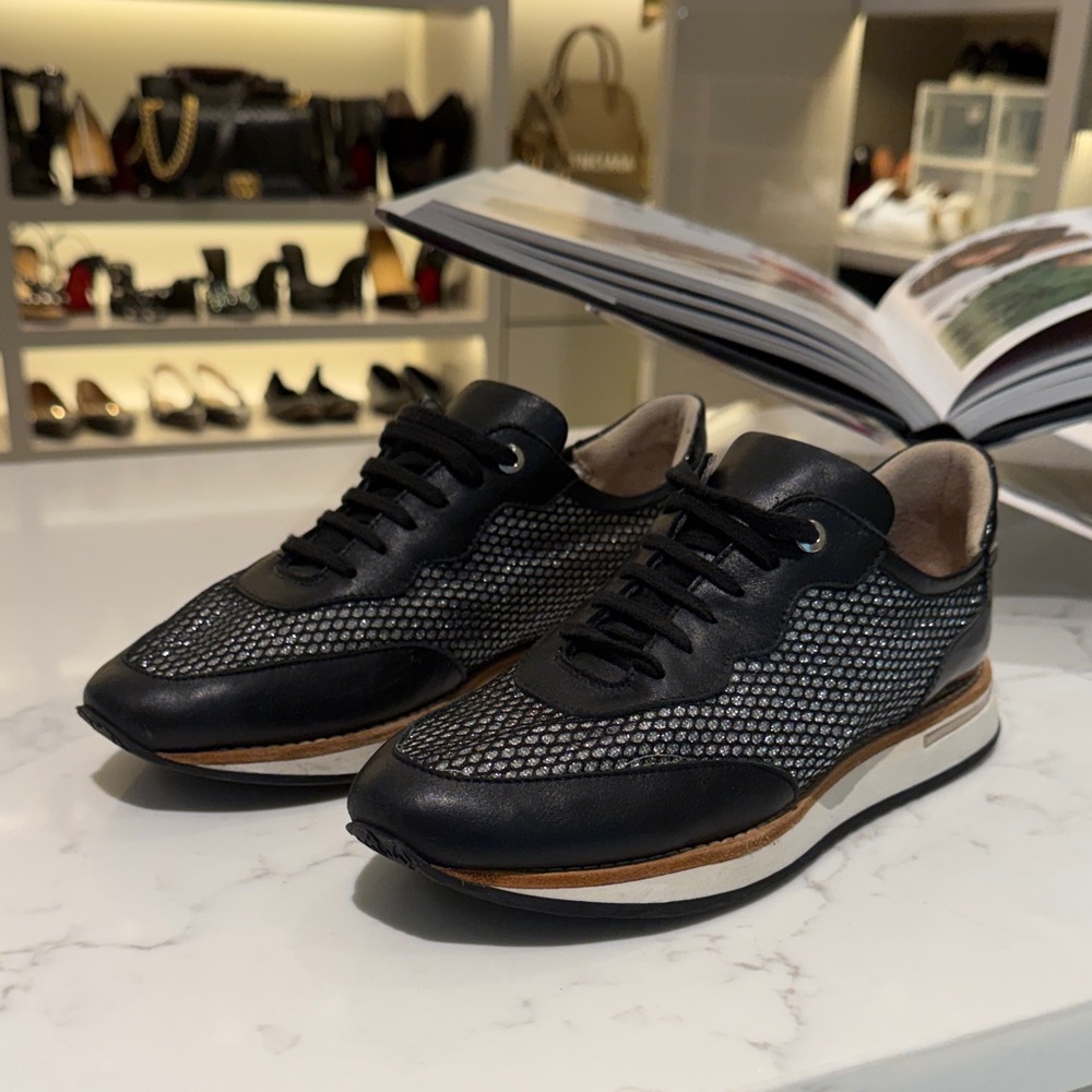 Aquatalia Black Sneakers
